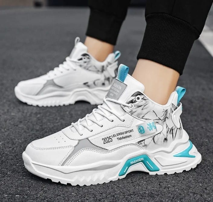 Trendy Urban Sneakers - Blue