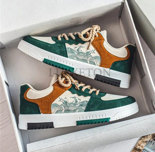 Wave Sneakers - Green