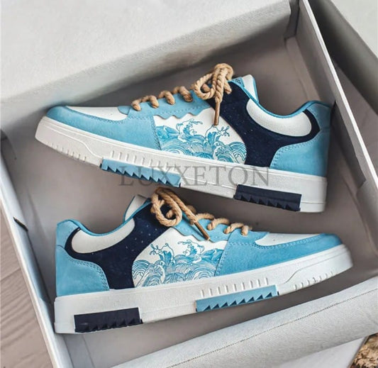 Wave Sneakers  - Blue