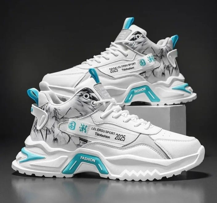 Trendy Urban Sneakers - Blue